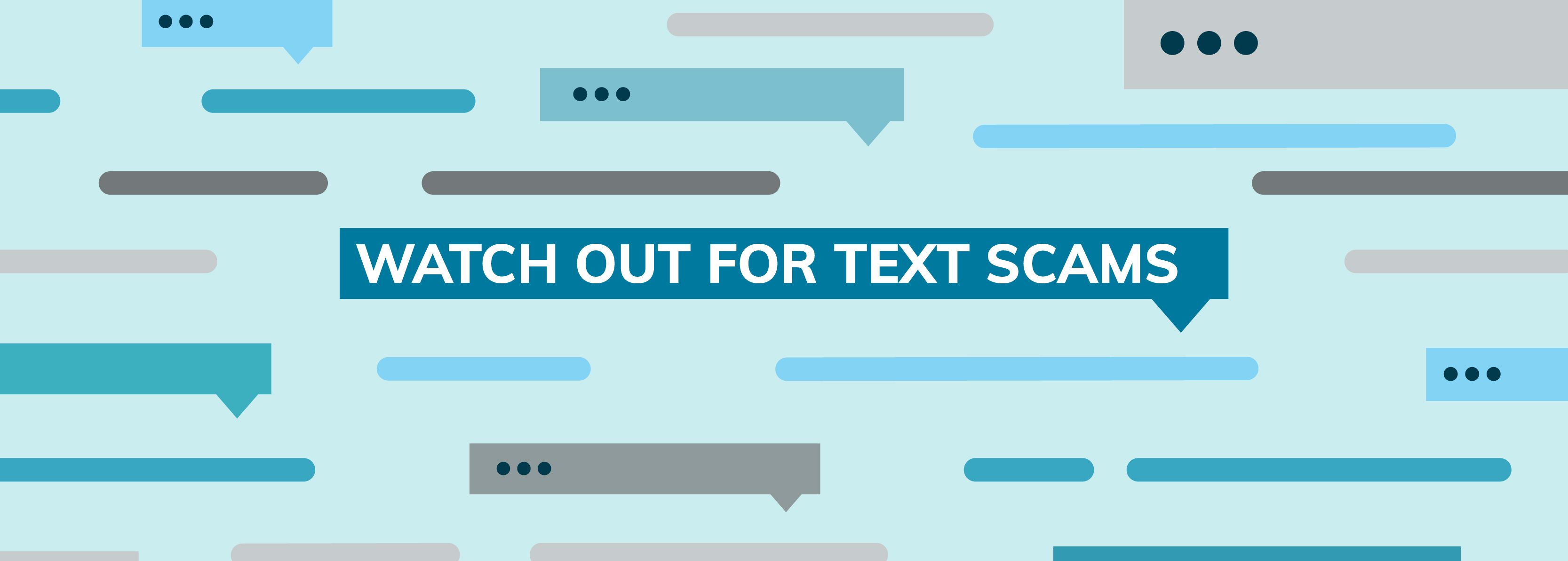 Text Message Scams illustration