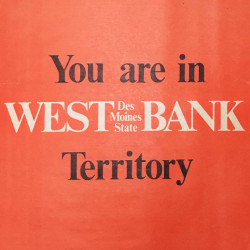 West Bank Old Print Ad