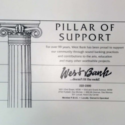 West Bank Old Print Ad