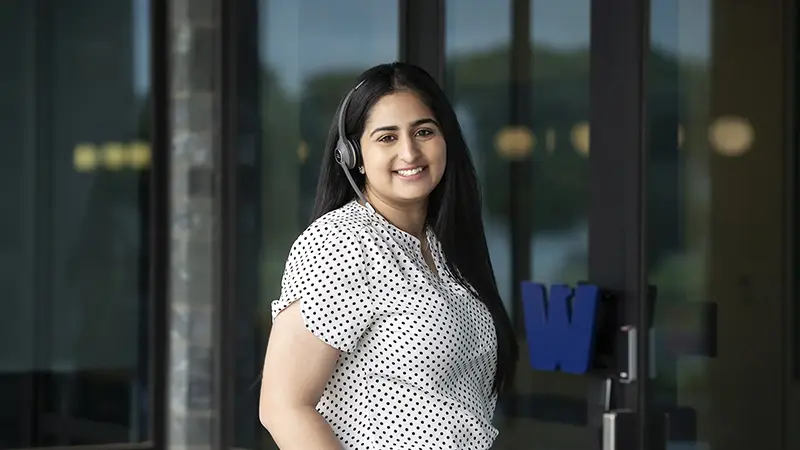 smiling woman