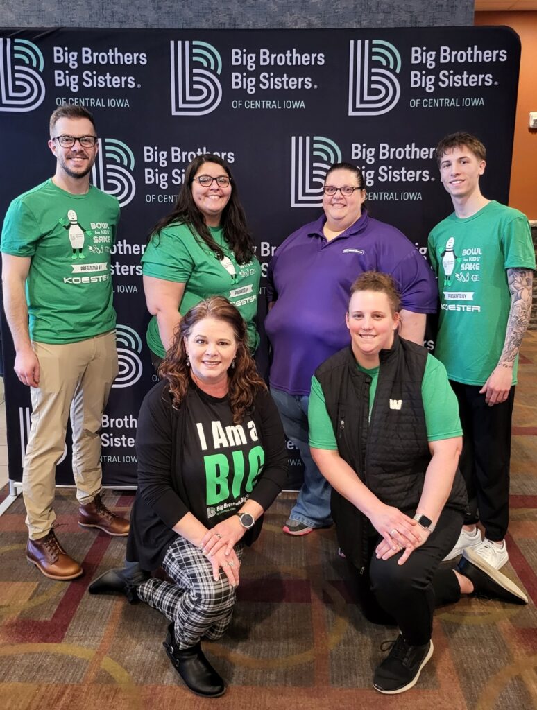 West Bankers in Central Iowa volunteer to hand out shirts for Big Brothers Big Sisters Bowl for Kids Sake